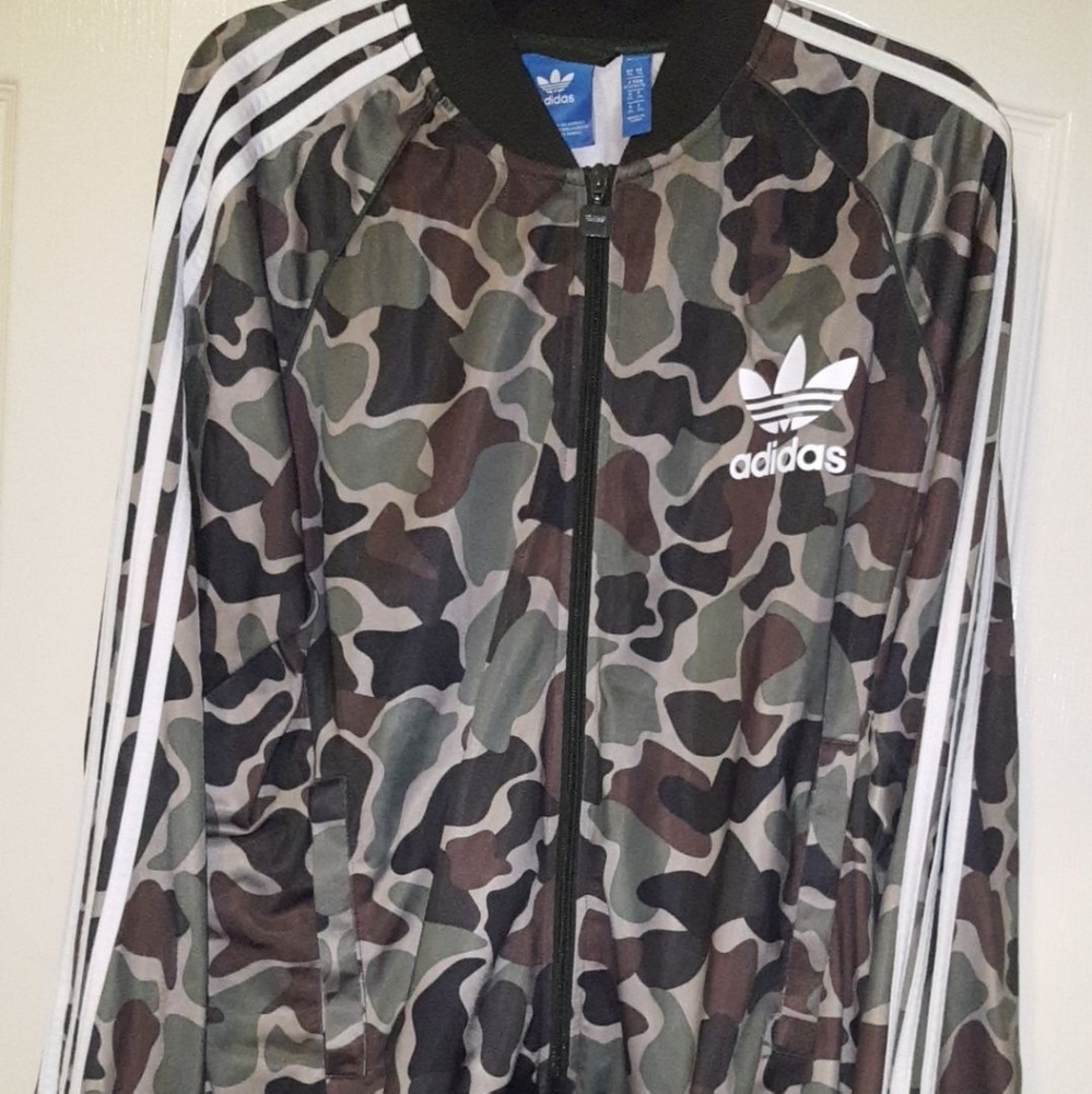 🚫SOLD!!🚫Adidas Camo Track Jacket XL - Picture 6 of 8